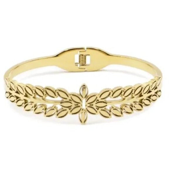 Kinsley Armelle Jewelry - Kinsley Armelle Aya Collection Diana Gold Bracelet*14K Plated Gold